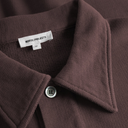 Fraser Relaxed Loopback Polo - Mahogany
