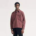 Fraser Relaxed Loopback Polo - Mahogany