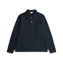 Fraser Relaxed Loopback Polo - Dark Navy