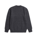 Henning Cotton Wool Rib Sweater - Dark Grey Melange