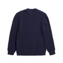 Henning Cotton Wool Rib Sweater - Dark Navy