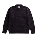 Hirtshals Donegal Square Sweater - Darkest Purple