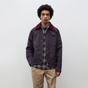 Holmen Wax Raglan Insulated Jacket - Darkest Purple