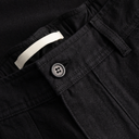 Kvitfjell Relaxed Cotton Wool Herringbone Pant - Black