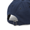 Light Canvas Felt N 8 Panel Cap - Dark Navy