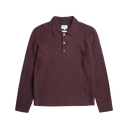 Rasmus Relaxed Brushed Polo - Mahogany