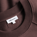 Tyr Relaxed Organic Loopback Raglan Crew - Mahogany