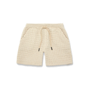 Porto Waffle Shorts - Ecru