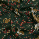 Lion Tapestry Bandana - Olive
