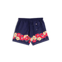 Ornate Bloom Swim Trunk - Midnight Navy