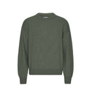 Oversized Merino Crewneck - Dusty Olive