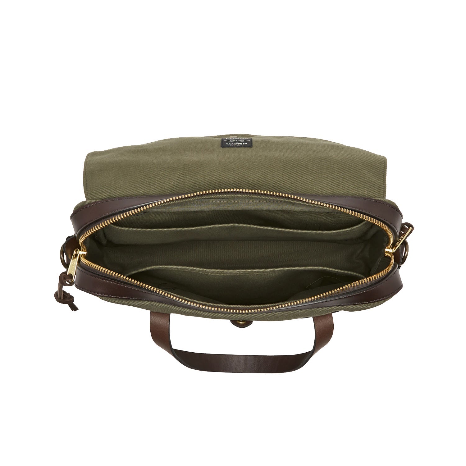 Filson Rugged Twill Original Briefcase - Otter Green – Stomping Ground