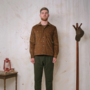 Printed Corduroy Club shirt - Bronze