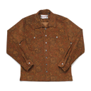 Printed Corduroy Club shirt - Bronze