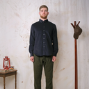 Baby Corduroy Classic Shirt - Navy