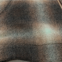 Shadow Plaid Wool Harrington Jacket - Olive