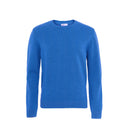 Merino Wool Crewneck - Pacific Blue