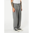 Pintuck Wide Trousers - Grey