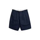 Double Pleated Short - Navy Iris