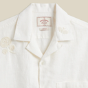 Embroidery Nature Rami - Ecru