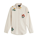 Embroidery Flannel Shirt - Ecru