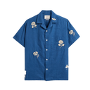 Embroidery Nature Rami - Blue
