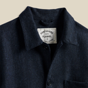 Labura Wool Herringbone - Navy