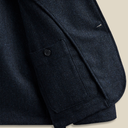 Labura Wool Herringbone - Navy