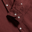 Linen Long Sleeve - Bordeaux