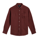 Linen Long Sleeve - Bordeaux