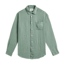 Linen Long Sleeve - Dry Green