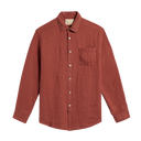 Linen Long Sleeve - Terracotta