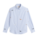 Dogs Oxford - Blue Stripe