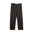 Single Pleat Trouser - Brown Herringbone