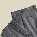 Single Pleat Trouser - Grey