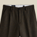 Single Pleat Trouser - Forest