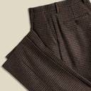 Single Pleat Trouser - Pied Poule