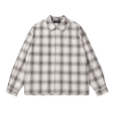 Premium Flannel Shirt - Light Gray