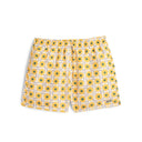 Radial Flower Swim Trunks  - Yellow