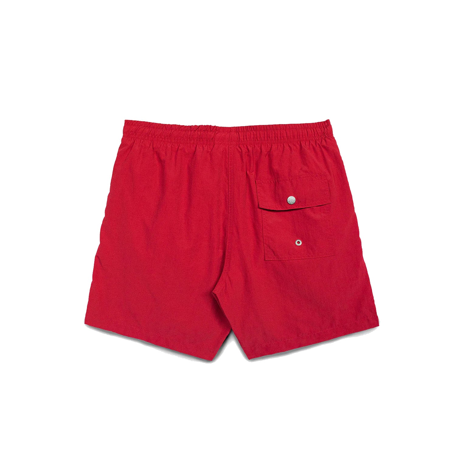 Solid Red Swim Trunk