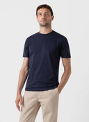 S/S Riviera Midweight T-Shirt - Navy