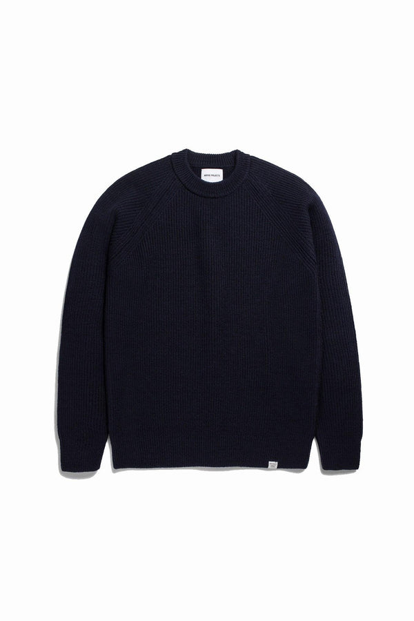 Norse Projects Roald Cotton Wool - Dark Navy – Stomping Ground