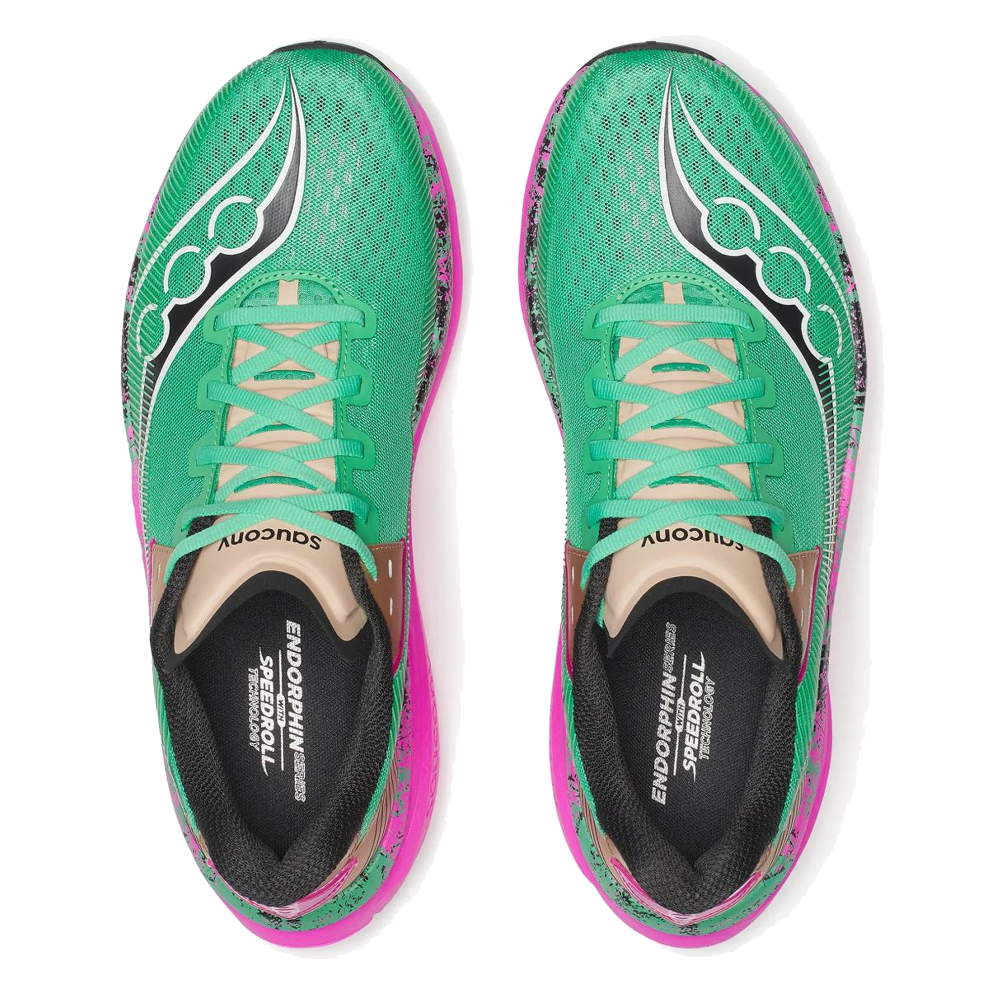 翠 Saucony Men's Endorphin Azura - Garden / Black – Stomping Ground