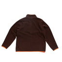 RAISED BY WOLVES Sherpa Fleece Half Zip CHOCOLATE