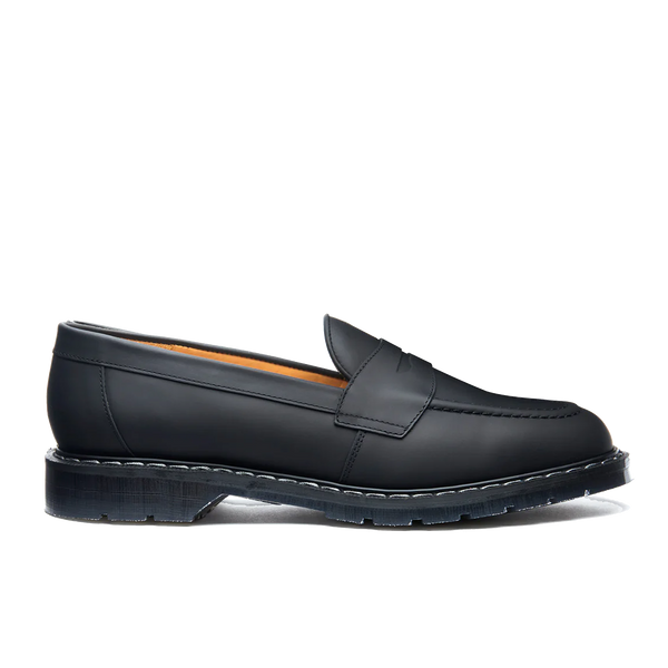 Solovair Tassel Loafer Shoe - Black Hi-Shine – Stomping Ground