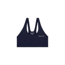 Billie Signature Logo Sports Bra - Dark Navy