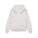Eliana Serif Logo Zip Hoodie - Heather Grey