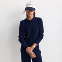 Idali S Logo Cashmere Cardigan - Dark Navy