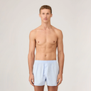 Classic Boxer Short - Light Blue Micro Gingham