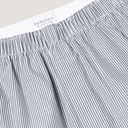 Classic Boxer Short - White/Navy Pinstripe
